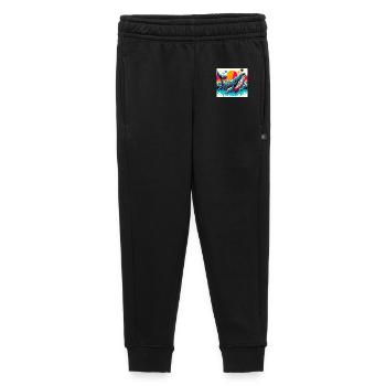 Wal - Kinder/Teenager Premium Sweathose - Schwarz - Vorne - AI Model Kid Male (0cm)