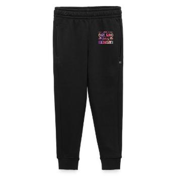 Just a girl who loves books - Kinder/Teenager Premium Sweathose - Schwarz - Vorne - AI Model Kid Male (0cm)
