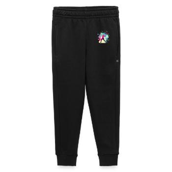 Tennis, Tennis Player Woman, Tennis Graphic - Kids’/Teens' Premium Sweatpants - black - Front - AI Model Kid Male (0cm)