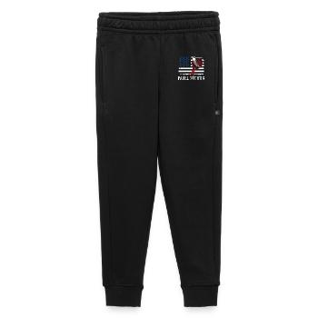 Hobby de padel Jeux de padel PASSIONNÉS de PADEL Plaisir - Pantalon de survêtement enfant/adolescent premium - noir - Devant - AI Model Kid Male (0cm)
