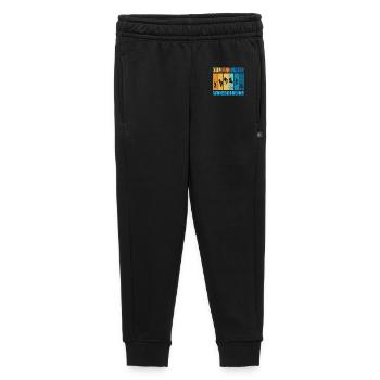 Soleil, Plaisir, Eau, Wakeboard - Pantalon de survêtement enfant/adolescent premium - noir - Devant - AI Model Kid Male (0cm)