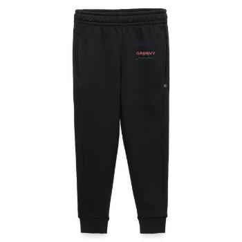 Nur groovy-Good_Vibes, Retro Y2K Typografie - Kinder/Teenager Premium Sweathose - Schwarz - Vorne - AI Model Kid Male (0cm)