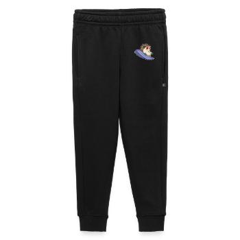 Hedgehog Snowboarder Snowboard - Kids’/Teens' Premium Sweatpants - black - Front - AI Model Kid Male (0cm)
