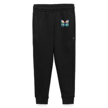 Papillon - Pantalon de survêtement enfant/adolescent premium - noir - Devant - AI Model Kid Male (0cm)