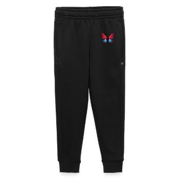 Butterfly with Hearts - Kids’/Teens' Premium Sweatpants - black - Front - AI Model Kid Male (0cm)