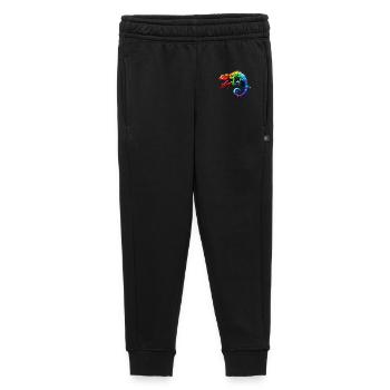 Gecko - Pantalon de survêtement enfant/adolescent premium - noir - Devant - AI Model Kid Male (0cm)