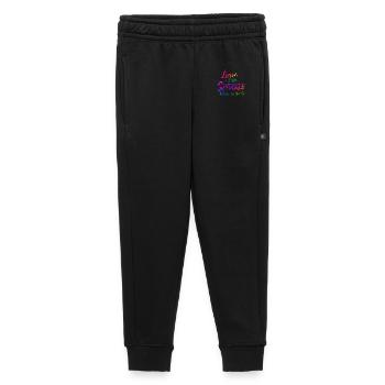 Regenbogen Glitzer Inspirierendes Zitat Design - Kinder/Teenager Premium Sweathose - Schwarz - Vorne - AI Model Kid Male (0cm)