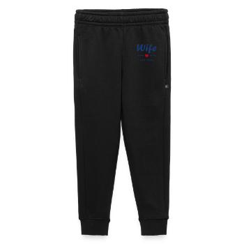 Ehefrau ist 2026 - Kinder/Teenager Premium Sweathose - Schwarz - Vorne - AI Model Kid Male (0cm)