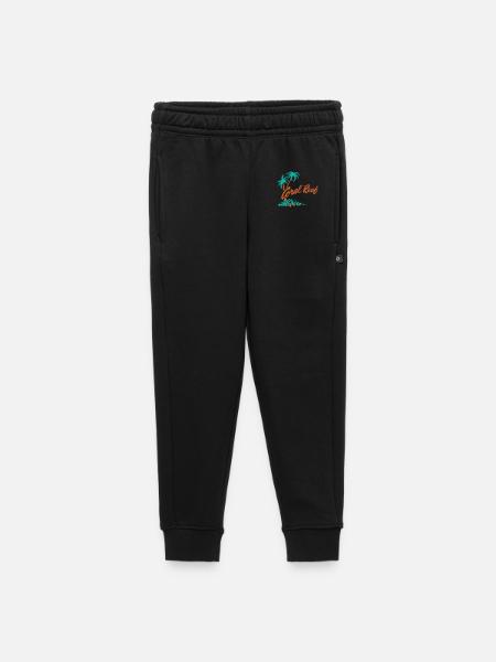 Logo der Korallenriff-Palme - Kinder/Teenager Premium Sweathose - Schwarz