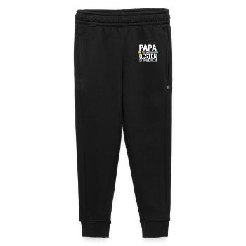 Papa Sprüche Lustig Vater Humor Geschenk - Kinder/Teenager Premium Sweathose - Schwarz - Vorne - AI Model Kid Male (0cm)