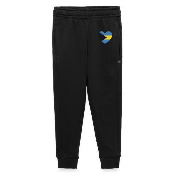 Drapeau des Bahamas du Cœur - Pantalon de survêtement enfant/adolescent premium - noir - Devant - AI Model Kid Male (0cm)