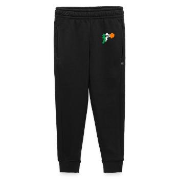 Offaly Ireland Flag | County Outline Map - Kids’/Teens' Premium Sweatpants - black - Front - AI Model Kid Male (0cm)