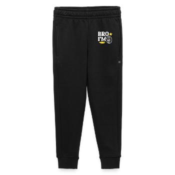 Bro I'm 9 Years Old Funny Cool Birthday - Kids’/Teens' Premium Sweatpants - black - Front - AI Model Kid Male (0cm)