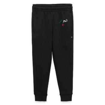 Drapeau Algérie BZ - Pantalon de survêtement enfant/adolescent premium - noir - Devant - AI Model Kid Male (0cm)