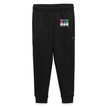 Baseball Lifestyle Cupcakes Sweet - Kids’/Teens' Premium Sweatpants - black - Front - AI Model Kid Male (0cm)