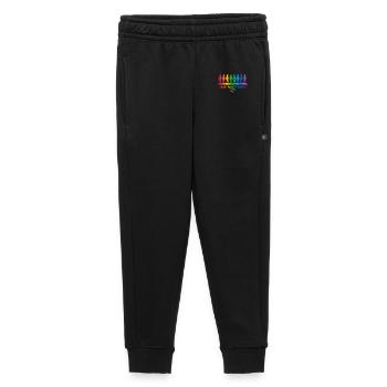 Buntes Diversity & Pride Design - Kinder/Teenager Premium Sweathose - Schwarz - Vorne - AI Model Kid Male (0cm)