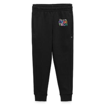 Technicien CVC drôle qui dit expert en réparation - Pantalon de survêtement enfant/adolescent premium - noir - Devant - AI Model Kid Male (0cm)