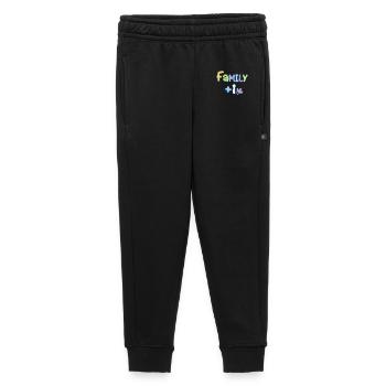 Family Plus One - Kids’/Teens' Premium Sweatpants - black - Front - AI Model Kid Male (0cm)