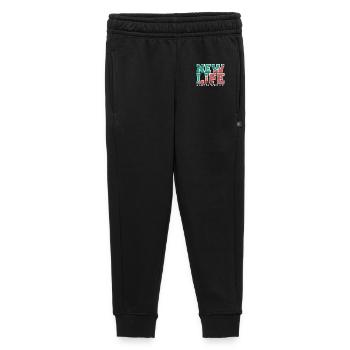 NEW LIFE Bible Verse Proverb - Kids’/Teens' Premium Sweatpants - black - Front - AI Model Kid Male (0cm)