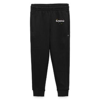 Schöner Mädchenname mit Schmetterlingen KRISTINE - Kinder/Teenager Premium Sweathose - Schwarz - Vorne - AI Model Kid Male (0cm)