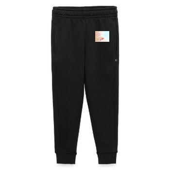 Summer beach starfish and shells - Kids’/Teens' Premium Sweatpants - black - Front - AI Model Kid Male (0cm)