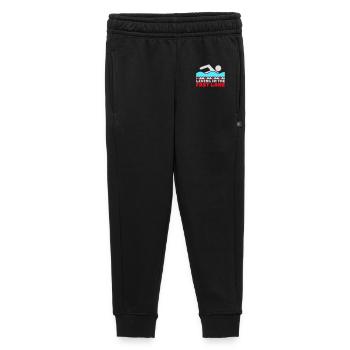 La vie dans la piscine flottante à toute vitesse, drôle de diction - Pantalon de survêtement enfant/adolescent premium - noir - Devant - AI Model Kid Male (0cm)