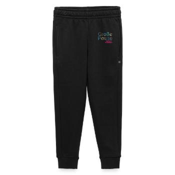 Pause - Glückliche Pensionärin - Kinder/Teenager Premium Sweathose - Schwarz - Vorne - AI Model Kid Male (0cm)