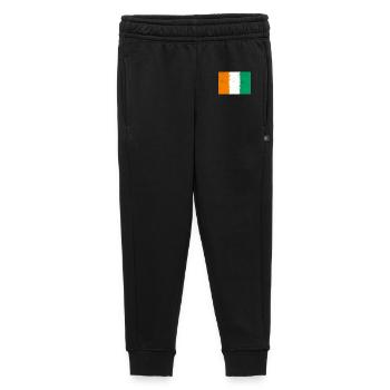 Drapeau de la Côte d’Ivoire - Pantalon de survêtement enfant/adolescent premium - noir - Devant - AI Model Kid Male (0cm)