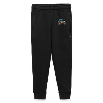 Conception agricole tracteur - Pantalon de survêtement enfant/adolescent premium - noir - Devant - AI Model Kid Male (0cm)