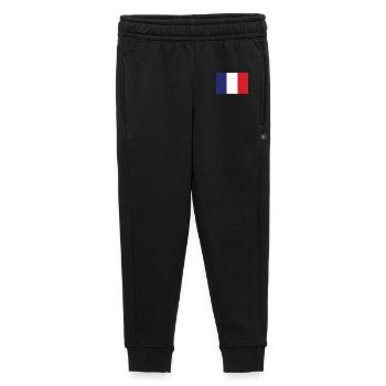 Drapeau de la France - Pantalon de survêtement enfant/adolescent premium - noir - Devant - AI Model Kid Male (0cm)
