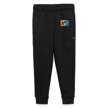Contrabasse Instrument Vintage Musicien Cadeau - Pantalon de survêtement enfant/adolescent premium - noir - Devant - AI Model Kid Male (0cm)