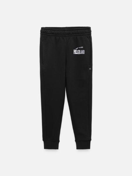 Helgoland Möwe & Moin Design - Kinder/Teenager Premium Sweathose - Schwarz