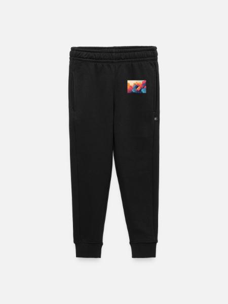 Abstrakte Formen von farbigen Wolken - Kinder/Teenager Premium Sweathose - Schwarz
