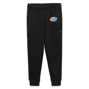 Citation d’aquarelle « Soyez réaliste », pas parfaite - Pantalon de survêtement enfant/adolescent premium - noir - Devant - AI Model Kid Male (0cm)