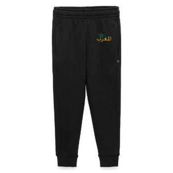 Moroccan star and Arabic calligraphy - Kids’/Teens' Premium Sweatpants - black - Front - AI Model Kid Male (0cm)