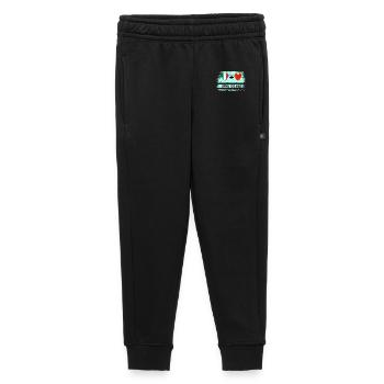 Italien und China 100% geniale Flagge - Kinder/Teenager Premium Sweathose - Schwarz - Vorne - AI Model Kid Male (0cm)