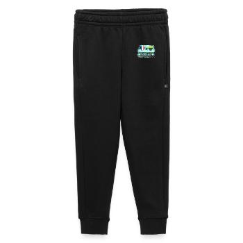 Hinweis Frankreich und Litauen 100% genial - Kinder/Teenager Premium Sweathose - Schwarz - Vorne - AI Model Kid Male (0cm)