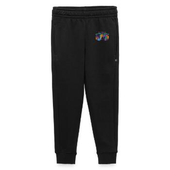 Mode lunettes rapides - Pantalon de survêtement enfant/adolescent premium - noir - Devant - AI Model Kid Male (0cm)