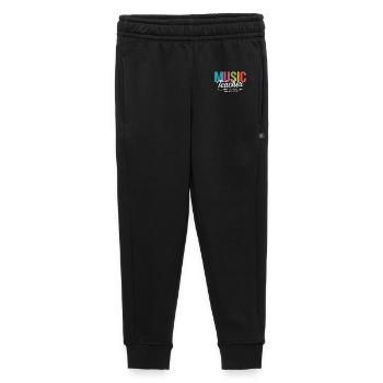 Illustration vibrante de professeur de musique - Pantalon de survêtement enfant/adolescent premium - noir - Devant - AI Model Kid Male (0cm)