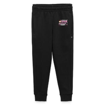 Bientôt Maman FUTURE DIVA ARRIVE Drôle - Pantalon de survêtement enfant/adolescent premium - noir - Devant - AI Model Kid Male (0cm)
