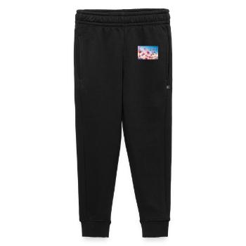 Des fleurs fluides en pastel - Pantalon de survêtement enfant/adolescent premium - noir - Devant - AI Model Kid Male (0cm)