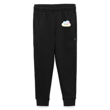 Pastel Cloud with Cute Face Sleep Cloud - Kids’/Teens' Premium Sweatpants - black - Front - AI Model Kid Male (0cm)