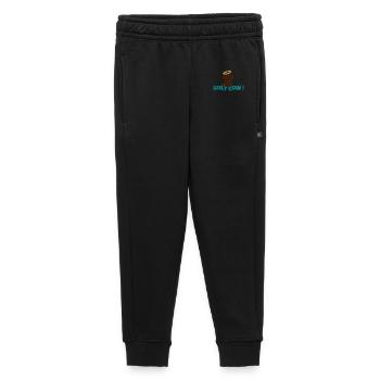 Dessin animé Holy Cow Halo - Pantalon de survêtement enfant/adolescent premium - noir - Devant - AI Model Kid Male (0cm)