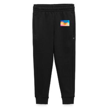 Décor de dégradé des vagues de couleur - Pantalon de survêtement enfant/adolescent premium - noir - Devant - AI Model Kid Male (0cm)