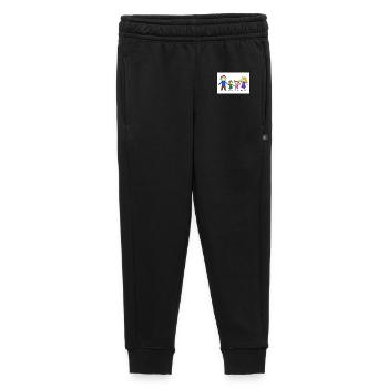 mom and kids - Kids’/Teens' Premium Sweatpants - black - Front - AI Model Kid Male (0cm)