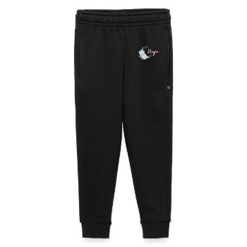 Eleyna Flower Wreath Lettering - Kids’/Teens' Premium Sweatpants - black - Front - AI Model Kid Male (0cm)