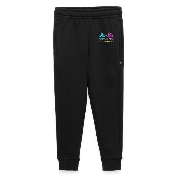 Gender Reveal Valentine's Day Parents-to-be - Kids’/Teens' Premium Sweatpants - black - Front - AI Model Kid Male (0cm)