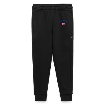 Drapeau norvégien - Pantalon de survêtement enfant/adolescent premium - noir - Devant - AI Model Kid Male (0cm)
