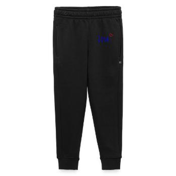 VALENTINE'S DAY. Bachelorette party. I LOVE YOU. I LOVE YOU. LOVE - Kids’/Teens' Premium Sweatpants - black - Front - AI Model Kid Male (0cm)
