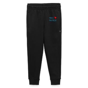 MAÎTRESSE. MERCI. MERCI MAÎTRESSE. MAITRESSE - Pantalon de survêtement enfant/adolescent premium - noir - Devant - AI Model Kid Male (0cm)